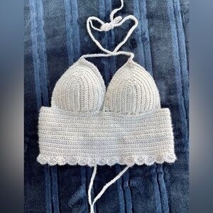 Handmade summer crochet crop top